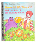 "RONALD McDONALD AND THE TALE OF THE TALKING PLANT" ORIGINAL ART FOR LITTLE GOLDEN BOOK.