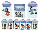 MICKEY MOUSE CHINA CANISTER SET.