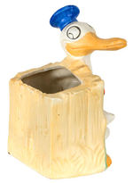 LONG-BILLED DONALD DUCK CERAMIC PLANTER.