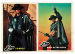 "ZORRO" TOPPS GUM CARD SET.