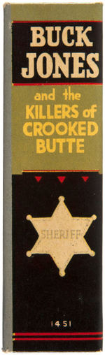 "BUCK JONES AND THE KILLERS OF CROOKED BUTTE" FILE COPY BTLB.