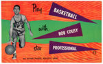 "PLAY BASKETBALL WITH BOB COUSY STAR PROFESSIONAL" COMPLETE BOXED GAME.