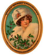 “HOLLY BRAND CHOCOLATES”SERVING TRAY.