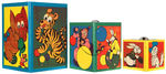 1929 TOM LAMB DESIGNED MUSICAL NESTING BLOCKS BOXED SET.