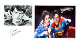 “SUPERMAN” CHRISTOPHER REEVE & MARGOT KIDDER SIGNED PHOTO PAIR.