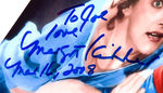 “SUPERMAN” CHRISTOPHER REEVE & MARGOT KIDDER SIGNED PHOTO PAIR.