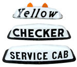 "YELLOW/CHECKER/SERVICE CAB" TAXI TOPPERS.