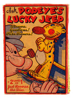 "ASK POPEYE'S LUCKY JEEP" BOXED GAME.