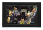 "IN THE MINE" SEVEN DWARFS EXCEPTIONAL LIMITED EDITION PIN SET IN SHADOW DISPLAY BOX.