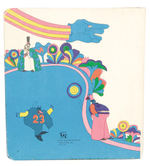 THE BEATLES "YELLOW SUBMARINE" 1968 THREE-RING BINDER BY VERNON ROYAL.