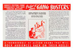 "GANG BUSTERS DISGUISE KIT"/THEATER SHOW PROMO FOLDER PAIR.