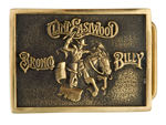 "CLINT EASTWOOD BRONCO BILLY" LIMITED EDITION LARGE BELT BUCKLE.