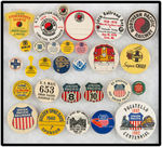 WESTERN RAILROADS GROUP OF 28 BUTTONS AND ONE TAB C. 1930s-1980s.