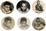 SIX FAMOUS BOXERS OF THE LATE 1940s AND 1950s.