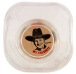 HOPALONG CASSIDY DAIRYLEA MILK BOTTLE W/CAP.