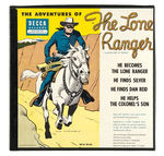 "THE ADVENTURES OF THE LONE RANGER" BOXED RECORD SET.