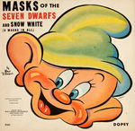 "MASKS OF THE SEVEN DWARFS AND SNOW WHITE" PUNCH-OUT BOOK.