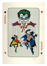 THE JOKER SIGNED AND NUMBERED BOB KANE PRINT.