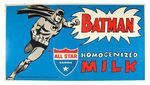 BATMAN "ALL STAR MILK" STORE SIGN.