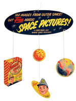 "SPACE PATROL - SPACE PICTURES" WHEAT CHEX ADVERTISING MOBILE.