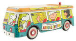 "PEANUTS SPECIAL" BATTERY-OPERATED BUS.