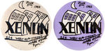 "XENON" DISCO NIGHTCLUB BUTTON & BUTTON PROOF FOR 1982 EVENT.