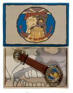 "INDIANA JONES ADVENTURE/THE TEMPLE OF THE FORBIDDEN EYE" BOXED WATCH.