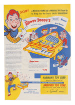 "HOWDY DOODY'S MAGIC PIANO AND XYLO-DOODLE" BOXED MUSICAL TOY.