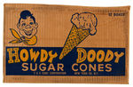 HOWDY DOODY FOOD PRODUCT SHIPPING CARTONS.