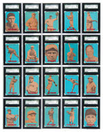 1967 TOPPS VENEZUELAN RETIRADO SGC GRADED COMPLETE SET (RICHARD MERKIN COLLECTION).