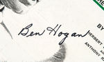 GOLFER BEN HOGAN AUTOGRAPHED 1957 ISSUE OF "SPORTS ILLUSTRATED".