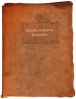 "CLUB MEN OF MARYLAND IN CARICATURE" EXTENSIVELY ILLUSTRATED HIGH QUALITY BOOK.