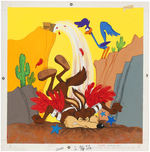 "THE ROAD RUNNER" WHITMAN PUZZLE ORIGINAL ART.