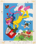 PINK PANTHER WHITMAN PUZZLE ORIGINAL ART.