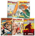 "PRINCE VALIANT" GROUP OF SIX HASTINGS HOUSE BOOKS WITH FIVE DUST JACKETS.