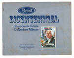 "U.S. PRESIDENTS" TOPPS BREAD PREMIUM CARD SET WITH ALBUM.