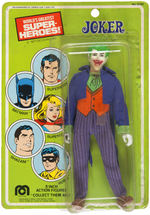 "JOKER AND PENGUIN" CARDED MEGO ACTION FIGURES.