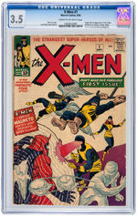 "THE X-MEN" #1 SEPTEMBER 1963 CGC 3.5 VG- FIRST APPEARANCE OF THE X-MEN & MAGNETO.