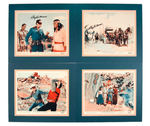 "THE LONE RANGER AND THE LOST CITY OF GOLD" BRITISH PRESSBOOK/LOBBY CARDS SIGNED "CLAYTON MOORE."