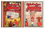 “WONDER CHEST OF FAMOUS COMICS” LITTLE ORPHAN ANNIE BOOK PAIR.