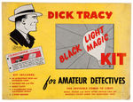 "DICK TRACY BLACK LIGHT MAGIC KIT."