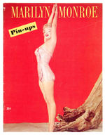 "MARILYN MONROE PIN-UPS" 1953 ONE-SHOT MAGAZINE.