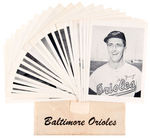 "BALTIMORE ORIOLES" 1954 TEAM PHOTO PICTURE PACK INCLUDING LARSEN & TURLEY.