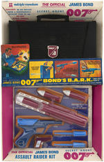 "JAMES BOND SECRET AGENT 007 - BOND'S B.A.R.K. (BOND'S ASSAULT RAIDER KIT)" BOXED ATTACHE SET.