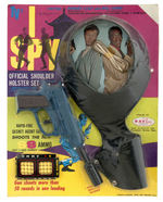 "I SPY" CARDED SHOULDER HOLSTER SET & TARGET SET PAIR.