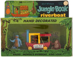 "WALT DISNEY'S THE JUNGLE BOOK" BOXED VEHICLE/FIGURES SET PAIR.