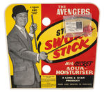 "THE AVENGERS - STEED SWORD STICK" WITH DISPLAY CARD.