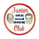 "JUNIOR IKE AND DICK  CLUB" LITHO JUGATE.