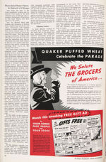 “SUPERMARKET MERCHANDISING” FULL YEAR 1939 BOUND VOLUME OF 12 MAGAZINES.