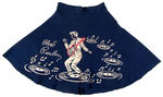 "ELVIS PRESLEY" UNUSUAL VARIETY VINTAGE SOCK HOP SKIRT.